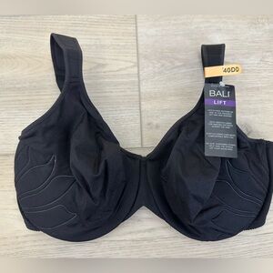Bali Black Women's Bra 40DD NWT